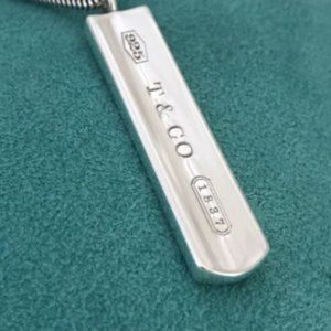 Tiffany 1837 Bar Pendant Necklace